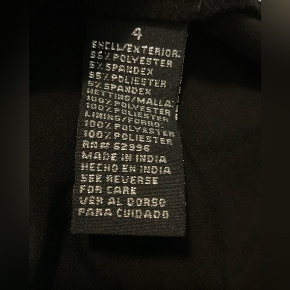 long dress, brand: Scarlett, black color. - Picture 7 of 9